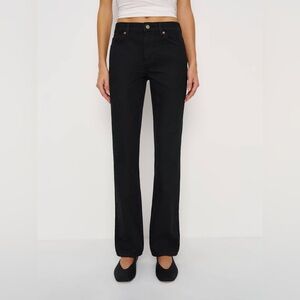 Reformation Greer mid rise straight jeans